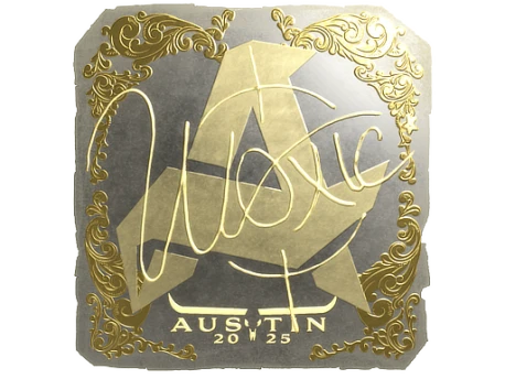 Sticker | woxic (Gold) | Austin 2025