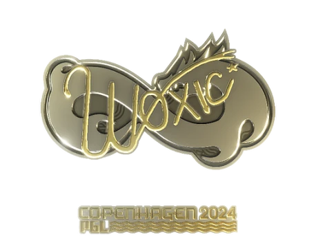 Sticker | woxic (Gold) | Copenhagen 2024