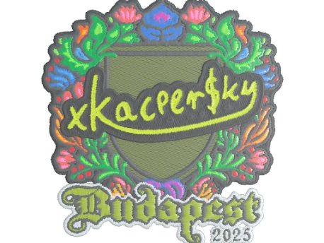 Sticker | xKacpersky (Embroidered) | Budapest 2025