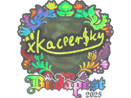 Sticker | xKacpersky (Holo) | Budapest 2025