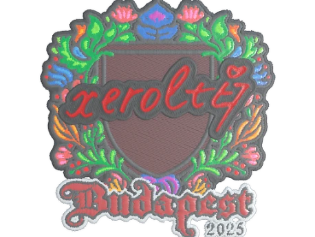 Sticker | xerolte (Embroidered) | Budapest 2025