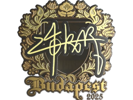 Sticker | z4KR (Gold) | Budapest 2025