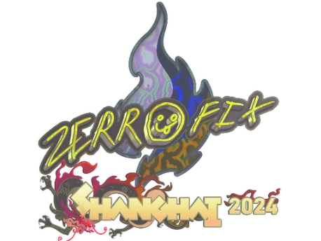 Sticker | zeRRoFIX (Holo) | Shanghai 2024