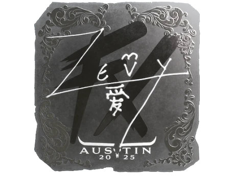 Sticker | zevy (Foil) | Austin 2025