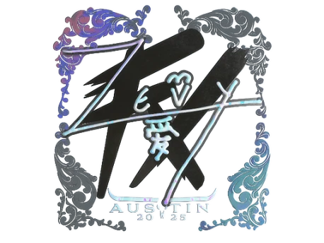 Sticker | zevy (Holo) | Austin 2025