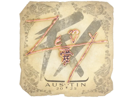 Sticker | zevy | Austin 2025