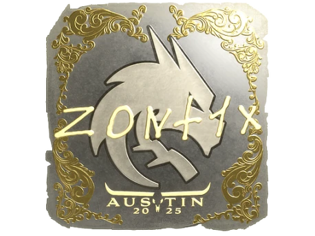 Sticker | zont1x (Gold) | Austin 2025