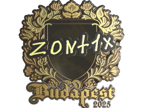 Sticker | zont1x (Gold) | Budapest 2025