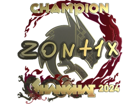 Sticker | zont1x (Gold, Champion) | Shanghai 2024