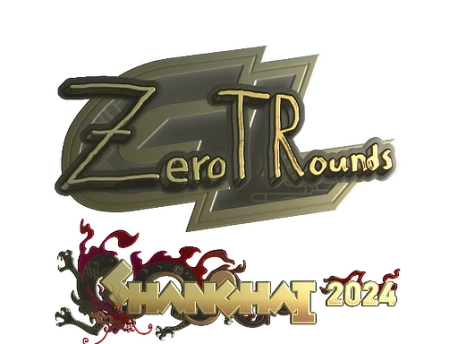 Sticker | ztr (Gold) | Shanghai 2024