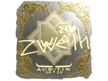Sticker | zweih (Gold) | Austin 2025