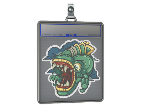 Sticker Slab | Baby Fire Serpent