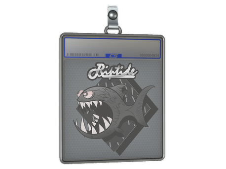 Sticker Slab | Black Jaggyfish