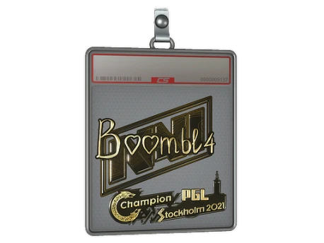 Sticker Slab | Boombl4 (Gold) | Stockholm 2021