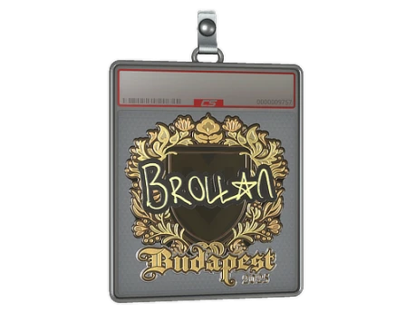 Sticker Slab | Brollan (Gold) | Budapest 2025