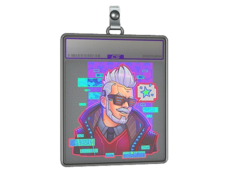 Sticker Slab | Cyber Romanov (Holo)