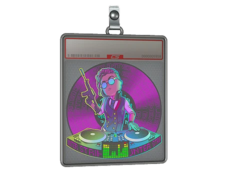 Sticker Slab | DJ Safecracker (Lenticular)