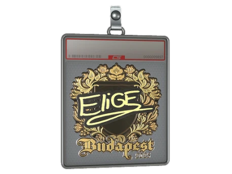 Sticker Slab | EliGE (Gold) | Budapest 2025