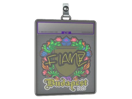 Sticker Slab | FlameZ (Embroidered) | Budapest 2025
