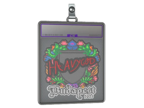 Sticker Slab | Heavygod (Embroidered) | Budapest 2025