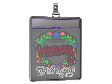 Sticker Slab | History (Embroidered) | Budapest 2025