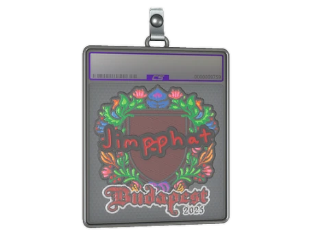 Sticker Slab | Jimpphat (Embroidered) | Budapest 2025