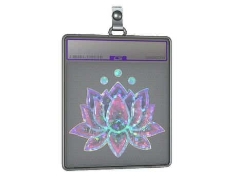 Sticker Slab | Lotus (Glitter)