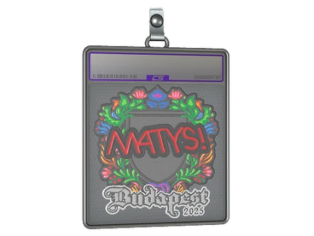 Sticker Slab | MATYS (Embroidered) | Budapest 2025