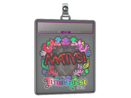 Sticker Slab | MATYS (Holo) | Budapest 2025