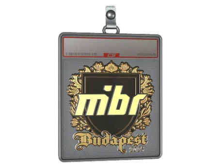 Sticker Slab | MIBR (Gold) | Budapest 2025