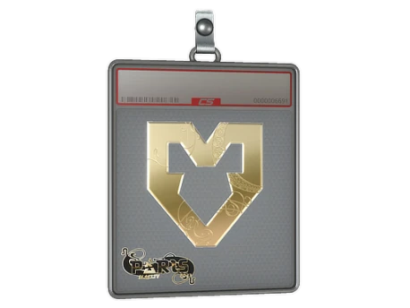 Sticker Slab | MOUZ (Gold) | Paris 2023