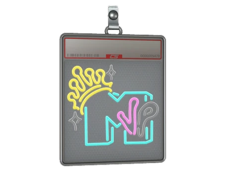 Sticker Slab | Neon MVP (Lenticular)