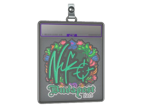 Sticker Slab | NiKo (Embroidered) | Budapest 2025