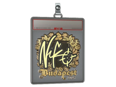 Sticker Slab | NiKo (Gold) | Budapest 2025