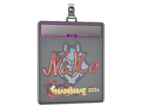 Sticker Slab | NiKo (Holo) | Shanghai 2024