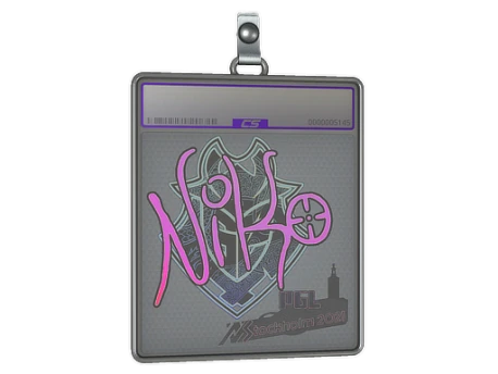 Sticker Slab | NiKo (Holo) | Stockholm 2021