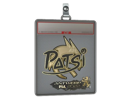 Sticker Slab | Patsi (Gold) | Antwerp 2022