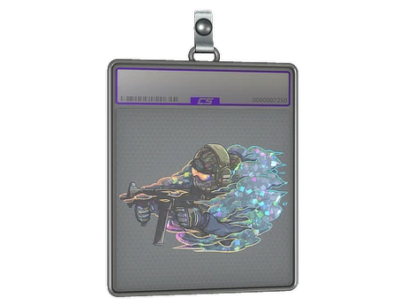 Sticker Slab | Pushing Smokes (Glitter)