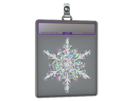 Sticker Slab | Snowfall (Glitter)