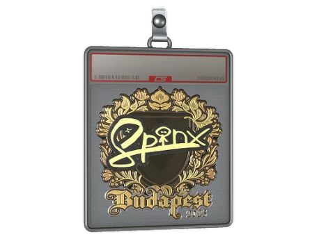 Sticker Slab | Spinx (Gold) | Budapest 2025
