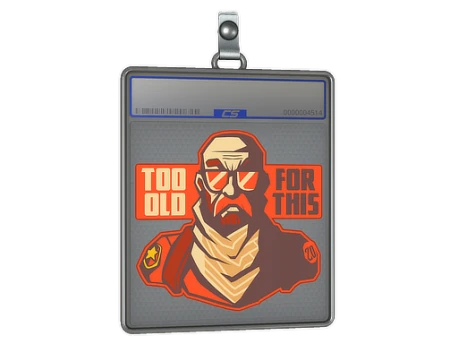 Sticker Slab | Too Old for This