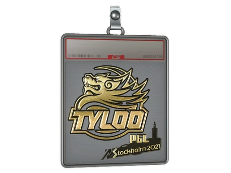 Sticker Slab | Tyloo (Gold) | Stockholm 2021