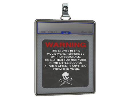 Sticker Slab | WARNING