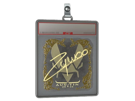 Sticker Slab | ZywOo (Gold) | Austin 2025
