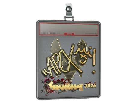 Sticker Slab | apEX (Gold) | Shanghai 2024