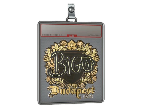 Sticker Slab | biguzera (Gold) | Budapest 2025