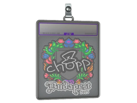 Sticker Slab | chopper (Embroidered) | Budapest 2025