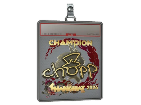 Sticker Slab | chopper (Gold, Champion) | Shanghai 2024