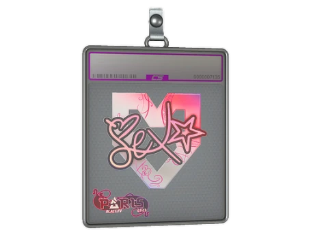 Sticker Slab | dexter (Holo) | Paris 2023