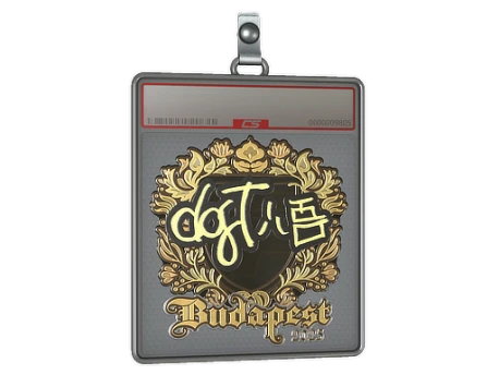 Sticker Slab | dgt (Gold) | Budapest 2025